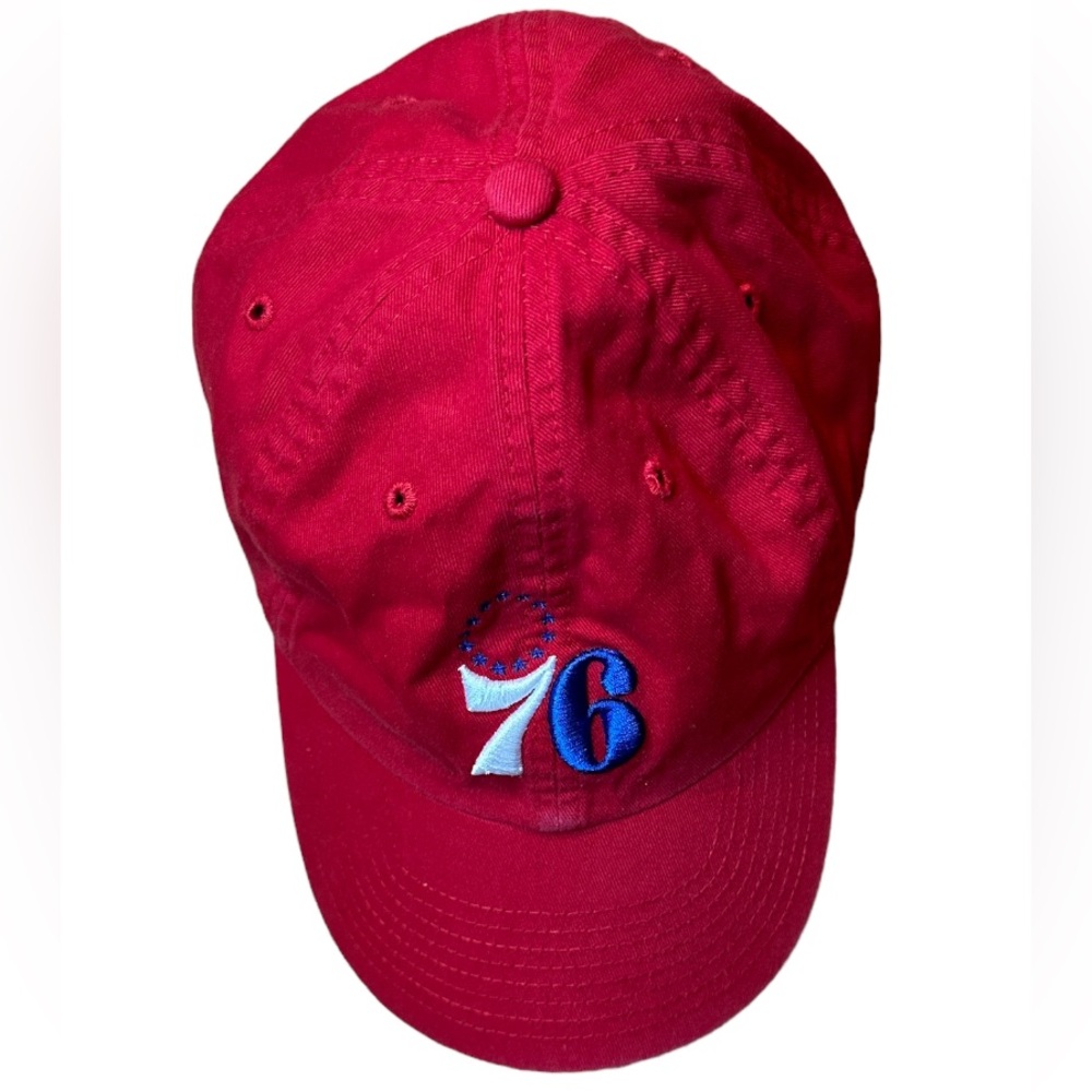 ‘47 Philadelphia 76ers Adjustable Red NBA Basketball Cap